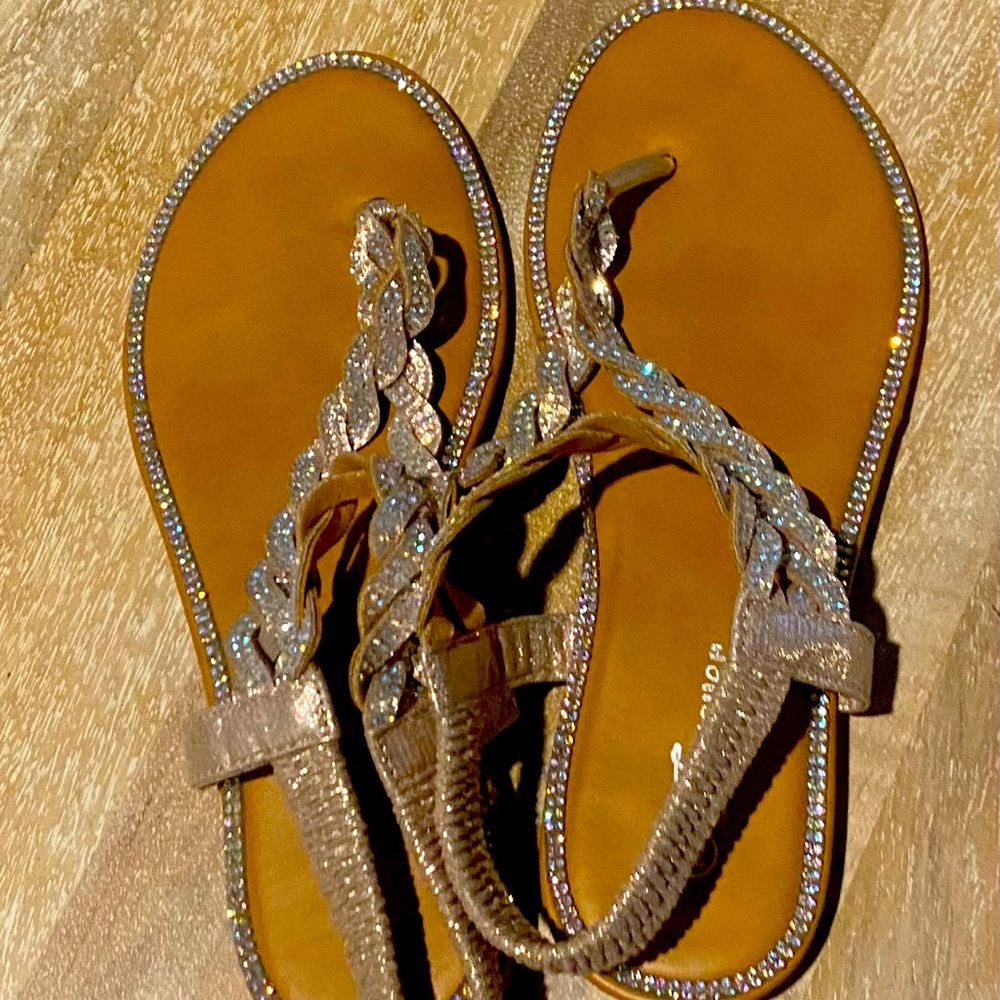 Sparkly sandals